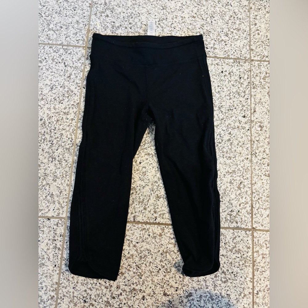 IVIVVA Classic Black Leggings for Kids, Size 12
